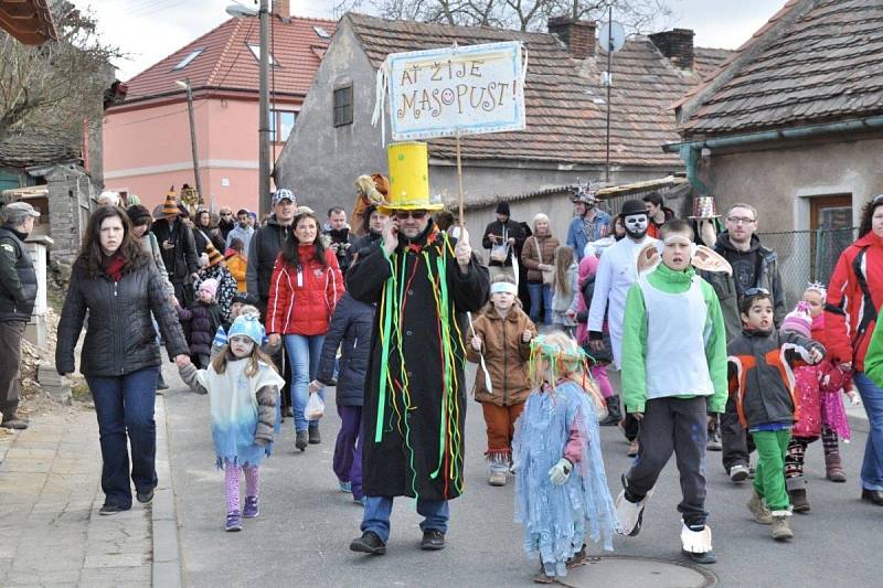 Velký masopust se konal v sobotu v Buštěhradu.