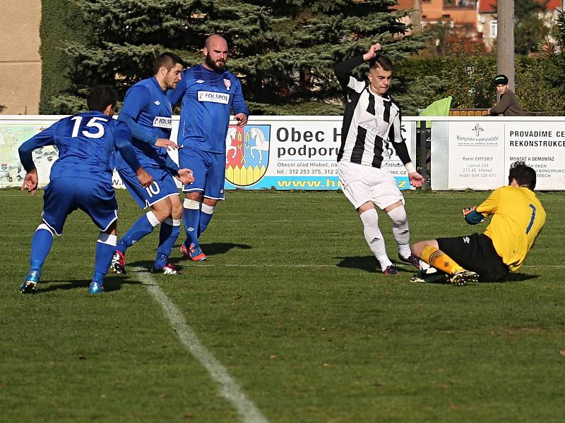 TJ sportovní klub Hřebeč - FK Mníšek pod Brdy 3:1 (1:1), I. A. tř., 14. 10. 2017