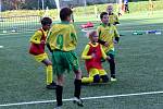 Meziokresní turnaj fotbalových výběrů U11 a U12 v Kladně-Švermově se zúčastnily týmy Kladno, Rakovník, Beroun a Mělník.