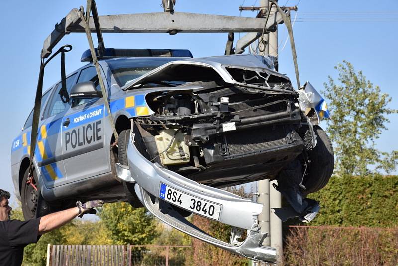 Policejní honička ve Slaném skončila málem tragédií.