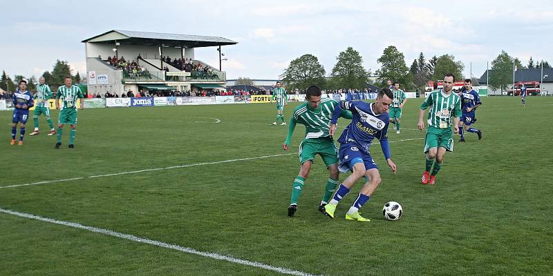 Sokol Hostouň - SK Kladno 2:0, Divize B, 28. 4. 2019