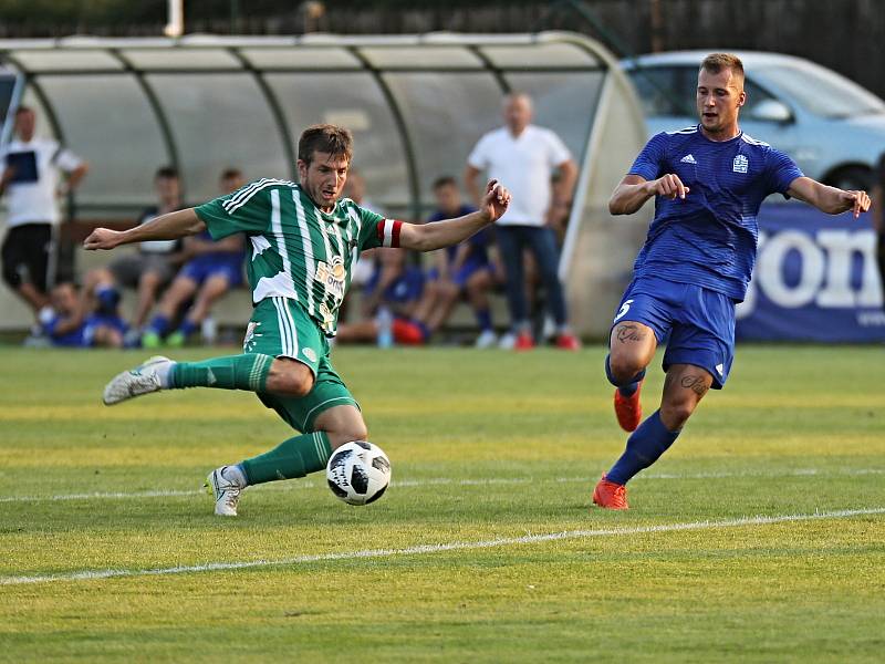 Sokol Hostouň - FC Slavoj Vyšehrad 5:4, 1. kolo Českého poháru - MOL CUP, 15. 8. 2018