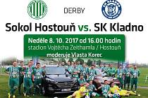 pozvánka na derby Hostouň - Kladno.