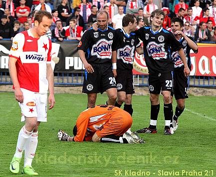 Radost na straně Kladna, rozpaky na straně Slavie