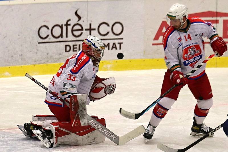 Chance liga, Kladno (v modrém) - Poruba.