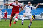 Kladno (v bílém) sehrálo s prvními Brozany výbornou partii, přesto prohrálo 0:1. 