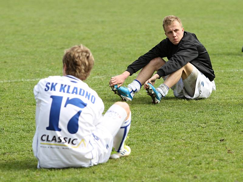 SK Kladno - FK Roudnice nad Labem 1:2, utkání 23.k. CFL. ligy 2011/12, hráno 14.4.2012