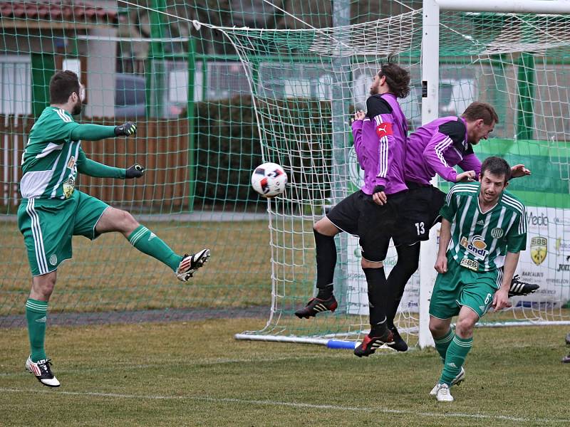 Sokol Hostouň - Tatran Rakovník 0:1, Divize B, 19. 3. 2017