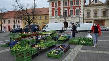 Farmářské trhy ve Slaném.