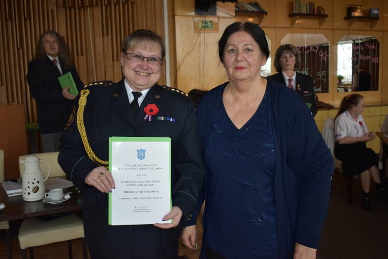 Oslavy 100 let vzniku Československé obce legionářské Kladno.