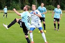 SK Kladno (v bílém) v Srbech remizovalo s třetiligovým Vyšehradem 1:1. 