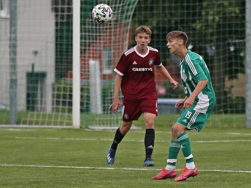 Sokol Hostouň - Sparta Praha U19 2:2, přátelské přípravné utkání 21.7. 2021