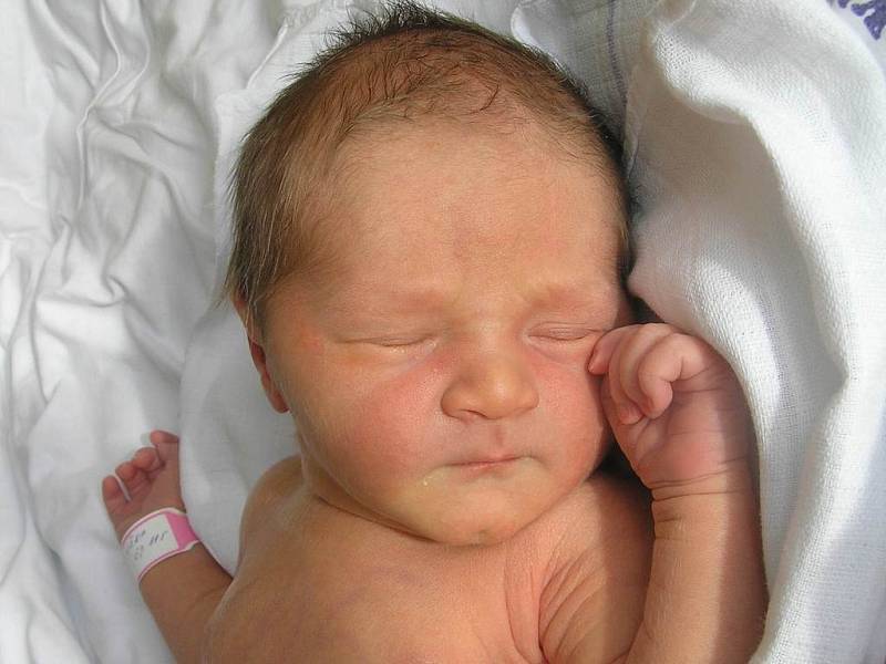 Eliška Kuzmová, 6. 2. 2008, Lány, váha 3,10 kg, míra 50 cm, maminka je Eliška Kuzmová   (porodnice Kladno).