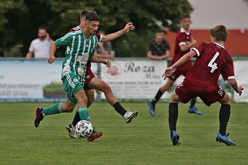 Sokol Hostouň - Sparta Praha U19 2:2, přátelské přípravné utkání 21.7. 2021