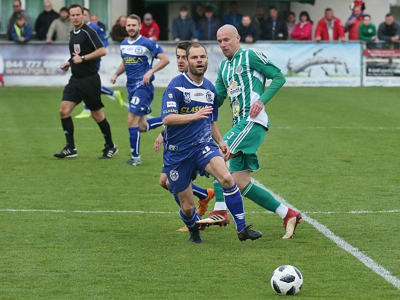 Sokol Hostouň - SK Kladno 2:0, Divize B, 28. 4. 2019