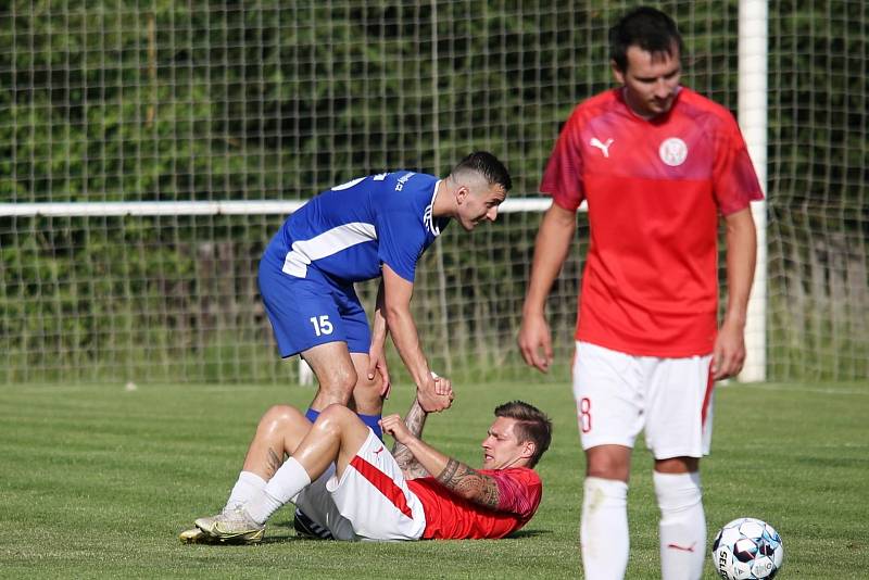 AFK Tuchlovice - TK Slovan Lysá nad Labem 2:1 (2:1), KP 18. 6. 2022