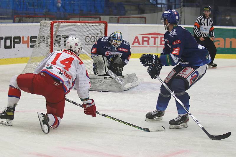 Chance liga, úvodní duel semifinále play -off Kladno - Poruba