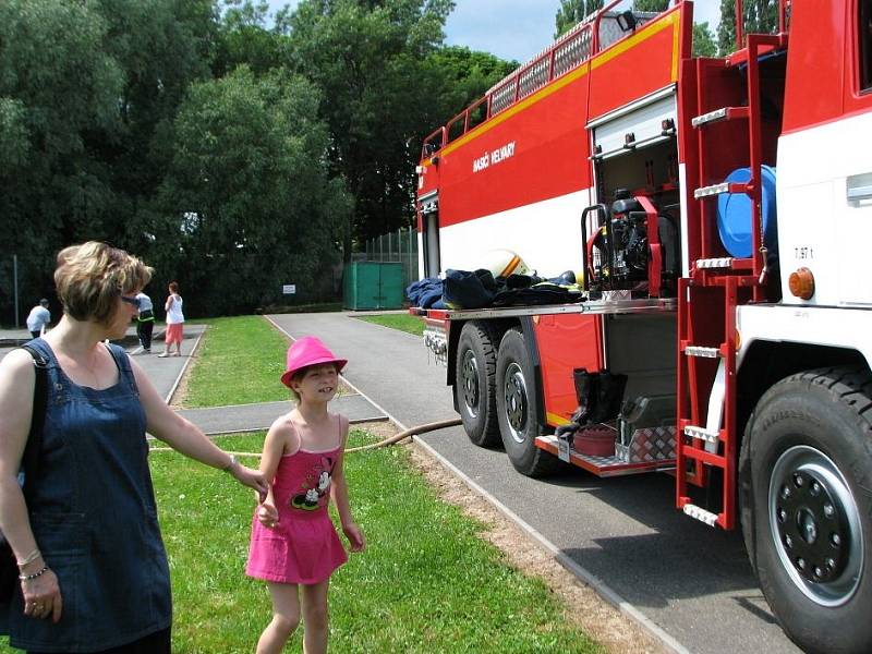 Oslavy 125. výročí založení hasičského sboru v Hospozíně. 