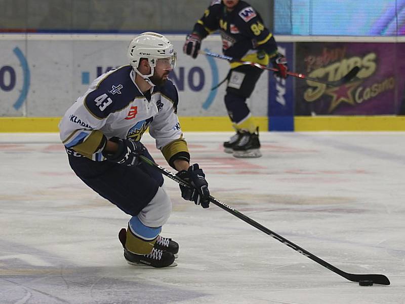 Hokejová Chance liga: Rytíři Kladno - HC Slovan Ústí nad Labem 3:2.