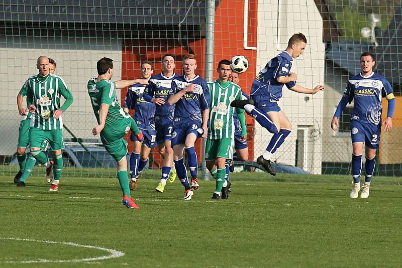 Sokol Hostouň - SK Kladno 2:0, Divize B, 28. 4. 2019