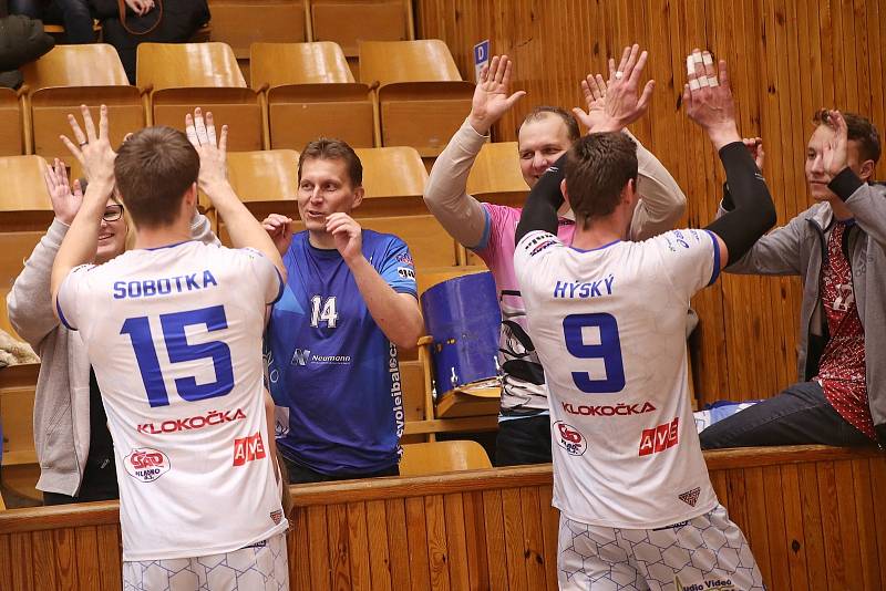 Kladno volejbal cz - Fatra Zlín 3:0, Extraliga volejbalu,  Kladno, 12. 1. 2019