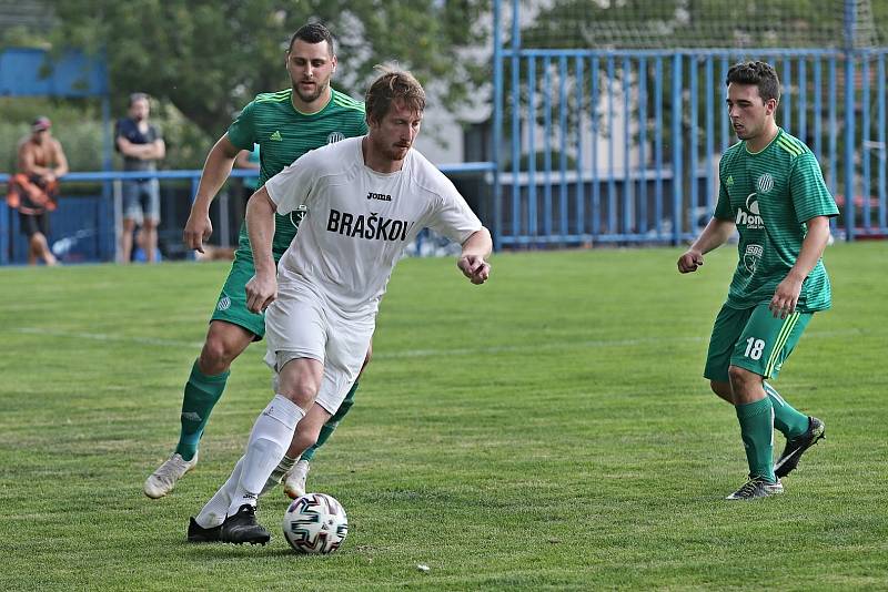 SK Braškov - Sokol Hostouň "B" 2:5 (1:4), I.B třída skupina A, 13. 9. 2020