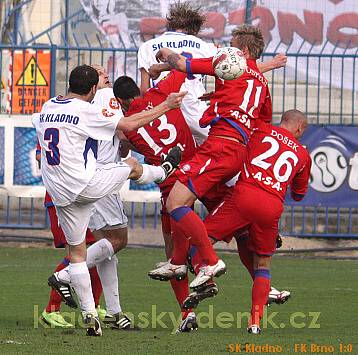 SK Kladno - FC Brno 1:0 (0:0), 22.k. Gambrinus liga 2008/9, hráno 4.4.2009