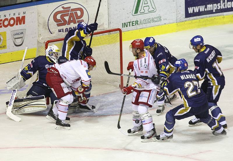 Rytíři Kladno - HC Oceláři Třinec, 34. kolo ELH 2012-13, 27.12.12