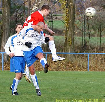 Braškov - Vraný 3:2 (2:0), I.B.tř.