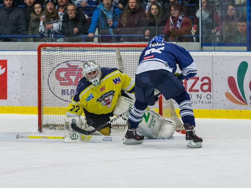 Kladno - Ústí, 2. zápas play off. Nájezd Tona gólem neskončil. 