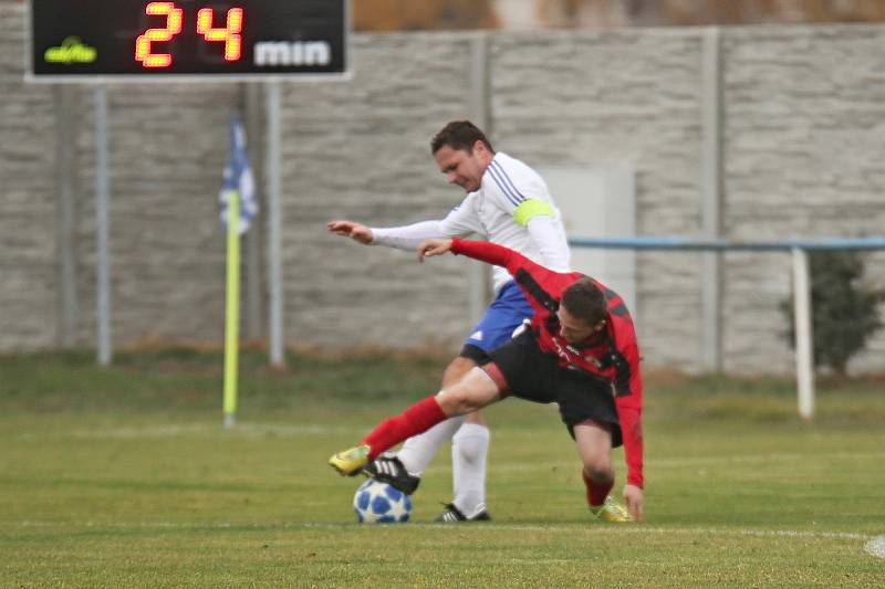 SK Velké Přítočno - Baník Švermov 6:3 (6:3), OP Kladno, 3. 11. 2018