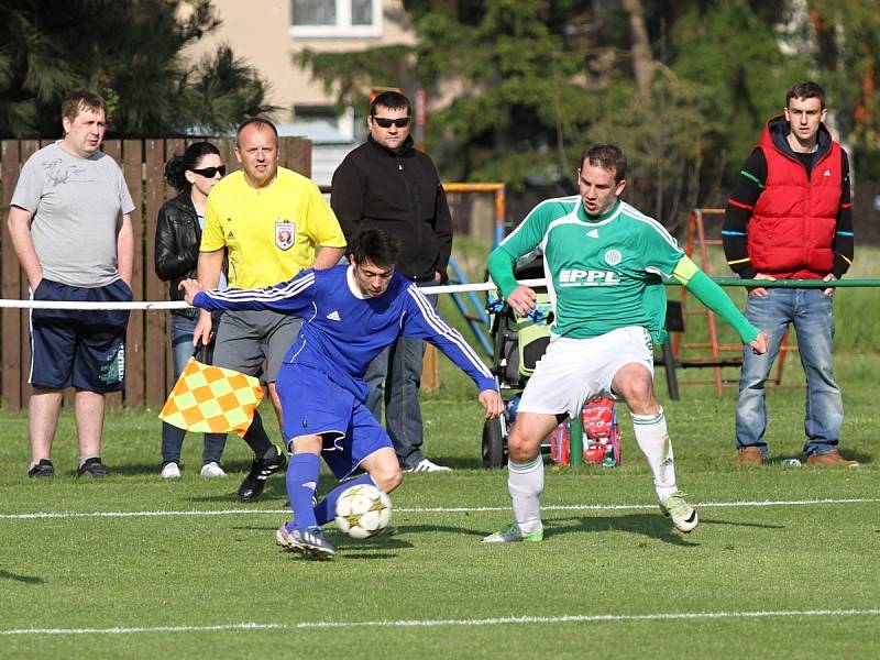 Sokol Hostouň - SK Hvozdnice 1:1, I.A. tř., 4.5.2014