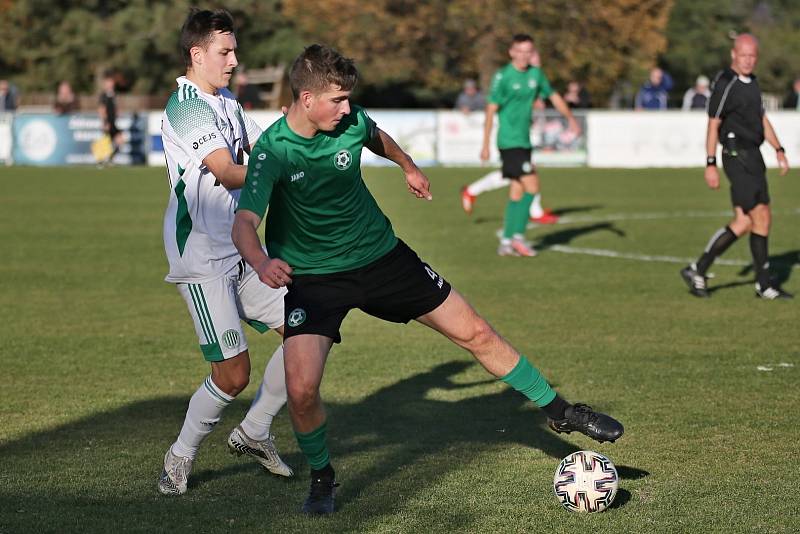 Sokol Hostouň - 1. FK Příbram B 3:4 (0:4), FORTUNA:ČFL, 24.10.2021