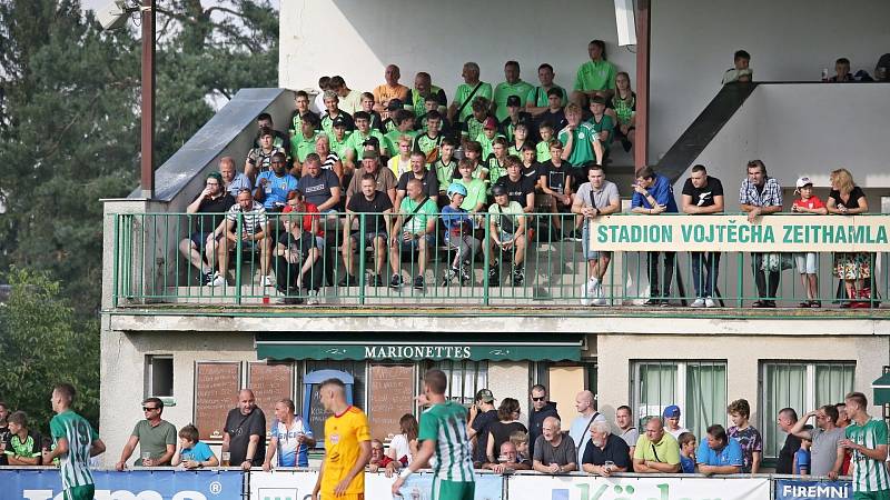 Sokol Hostouň - FK DUKLA Praha 0:3 (0:1), 1. kolo 24. 8. 2022