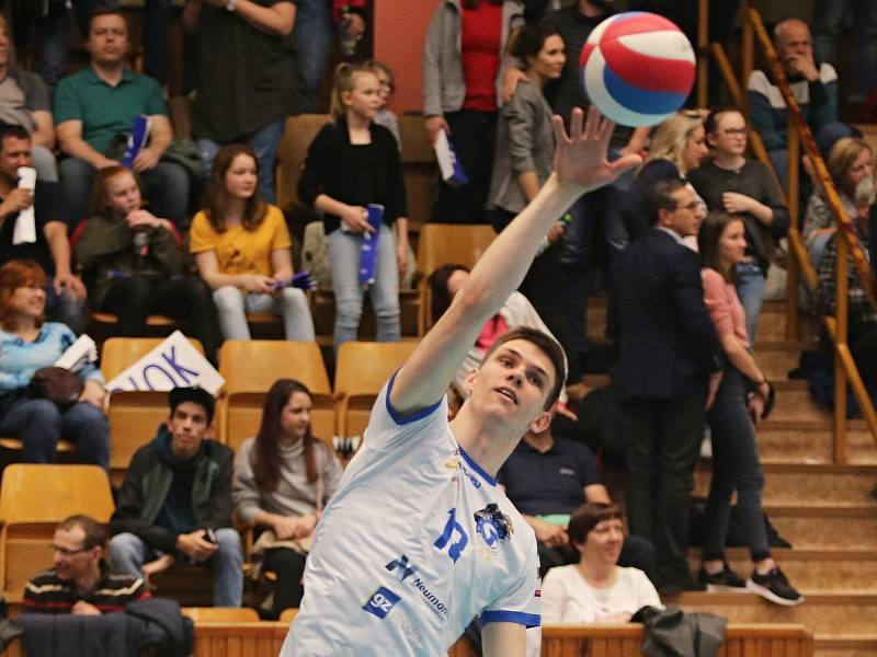 Kladno volejbal cz - Dukla Liberec 1:3, SF Extraligy volejbalu (konečný stav 1:3), Kladno, 12. 4. 2019