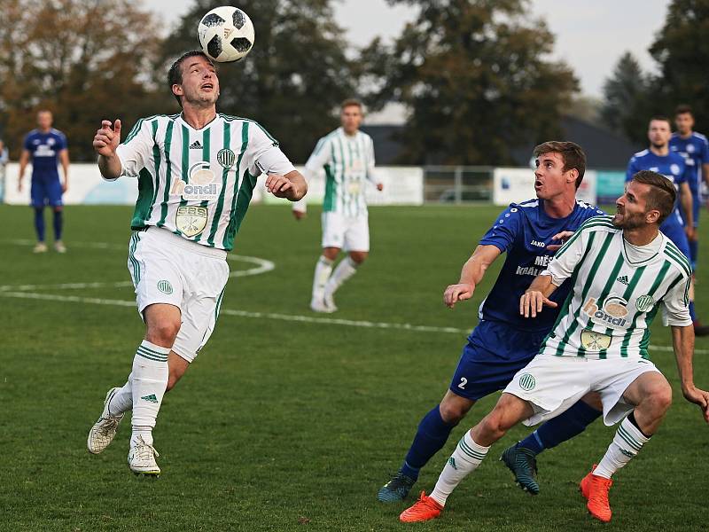 Sokol Hostouň - FK Kralův Dvůr 2:1, FORTUNA:ČFL, 20. 10. 2019