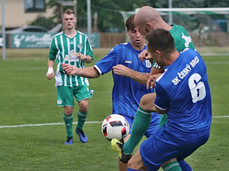 Sokol Hostouň - SK Český brod 1:2, příprava, 25. 7. 2020