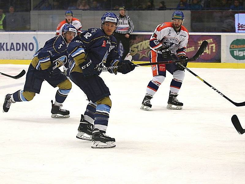 Kladno - Litoměřice 4:2, Tomáš Plekanec se úspěšně vrátil do Kladna.