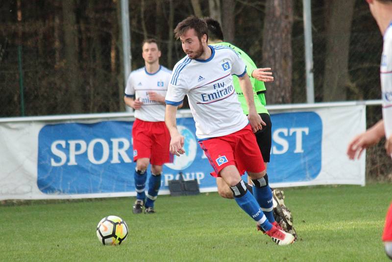 V dohrávce druhého jarního kola Lhota porazila Rejšice 2:0 (2:0)