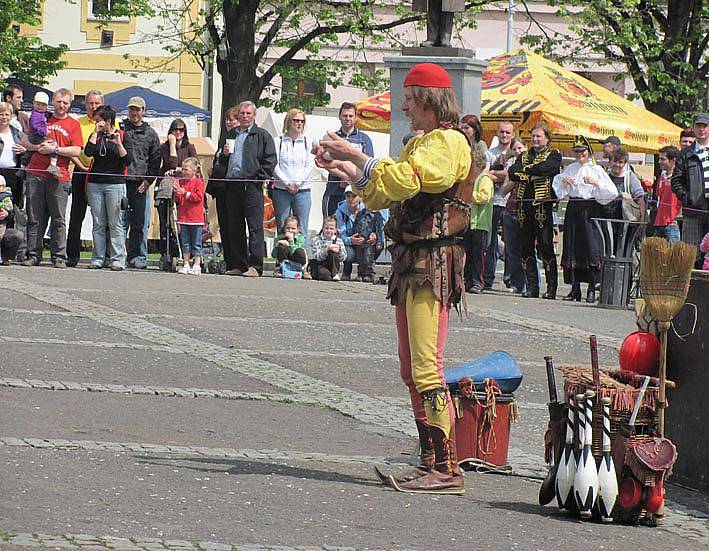 Městské slavnosti ve Slaném.