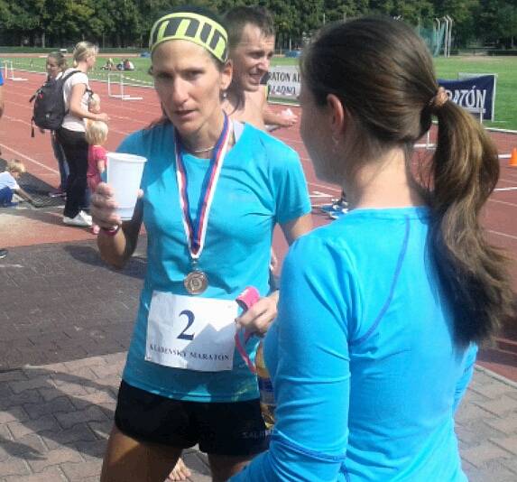 Jana Zímová, vítězka 16. ročník Kladenského maratonu