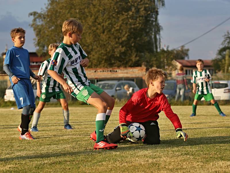 Sokol Hostouň - Baník Libušín 9:1, Okr. soutěž st. přípravek sk. A, 22. 9. 2017