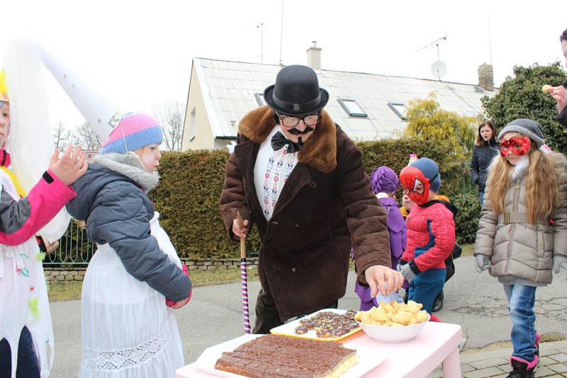 Do ulic se vydala široká škála maškar, nechyběli například tradiční medvědi.