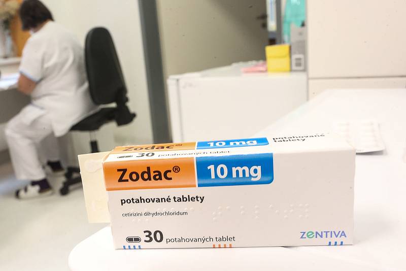 Očkování proti covid-19 vakcínou firmy Pfizer v Oblastní nemocnici Kladno.