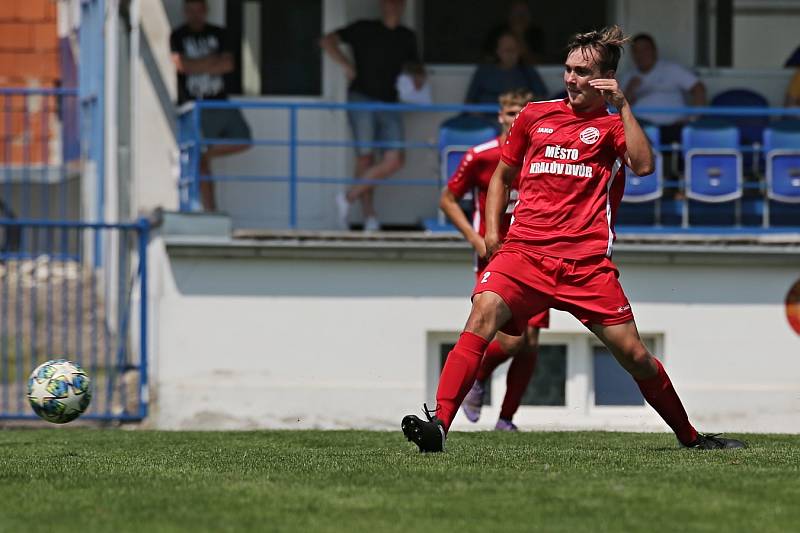 SK Kladno - FK Králův Dvůr 2:0, přátelské přípravné utkání 24.7. 2021