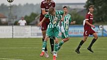 Sokol Hostouň - Sparta Praha U19 2:2, přátelské přípravné utkání 21.7. 2021