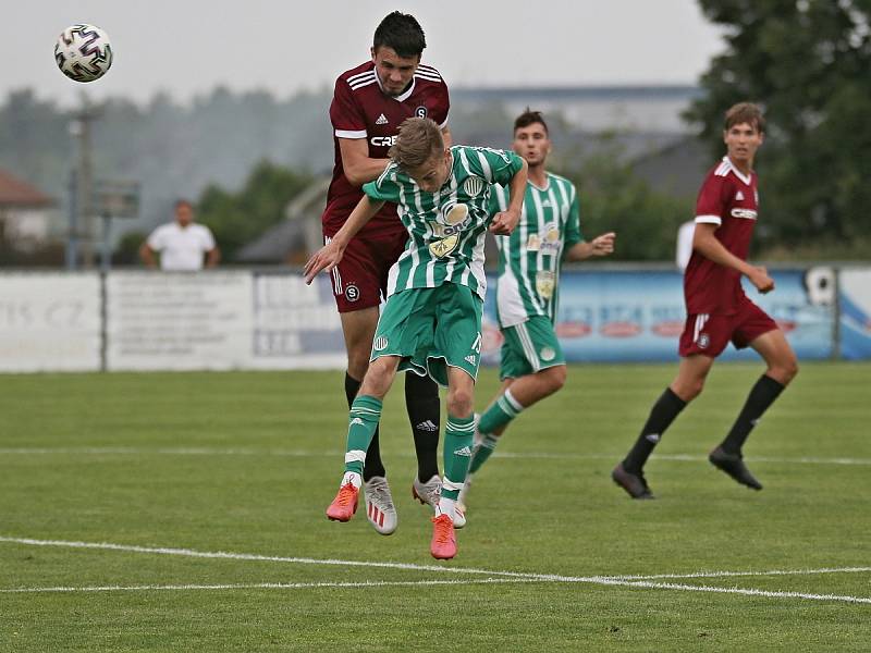 Sokol Hostouň - Sparta Praha U19 2:2, přátelské přípravné utkání 21.7. 2021