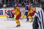 Kladno - Jihlava, čtvrtý zápas play off, hosté vítězí v prodloužení.