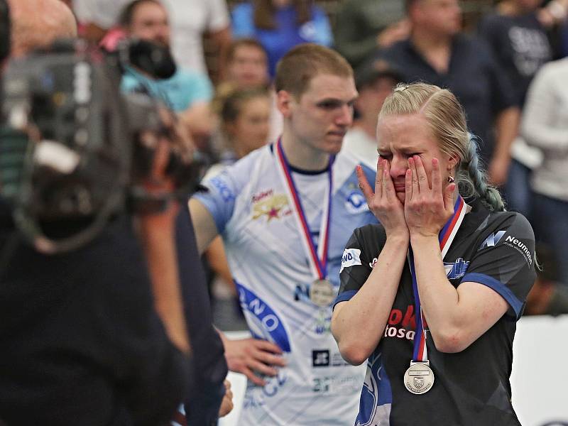 Kladno po roce opět stříbrné, titul bere Karlovarsko // Kladno volejbal cz - Karlovarsko 2:3, finále Extraliga volejbalu (stav 0:3), Kladno, 26.4.2018