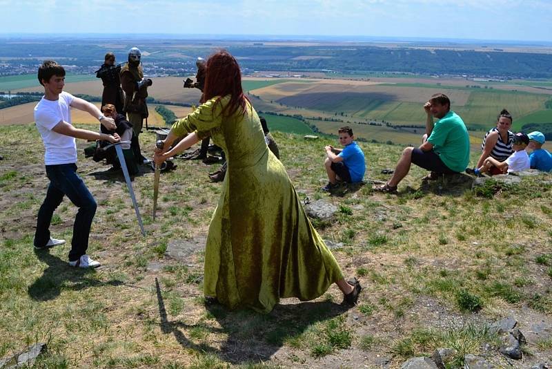 Fotogalerie z výletu na zříceninu hradu Hazmburk.